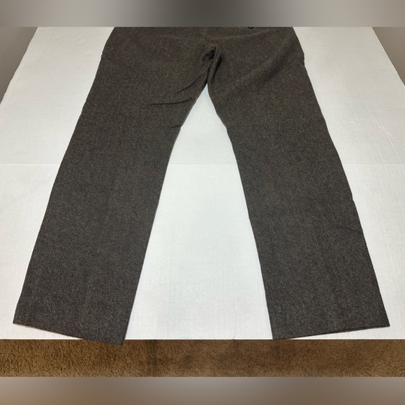 Topman Slim Fit Wool Blend Crop Trousers - Picture 6 of 8